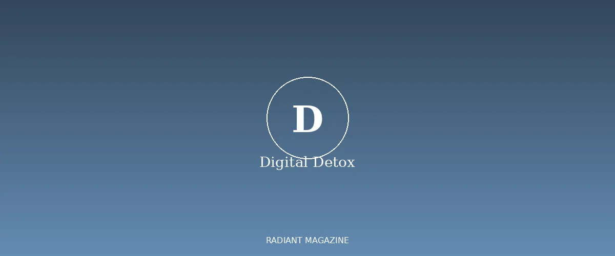 Digital detox and faith illustration