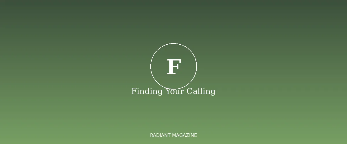 Finding your calling guide illustration