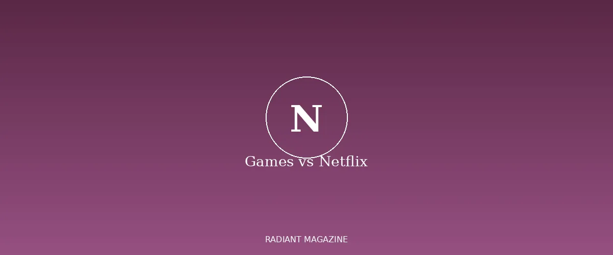 Narrative games vs streaming illustration